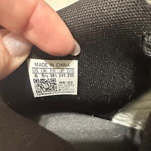 Adidas Gray and Black Athletic Shoes